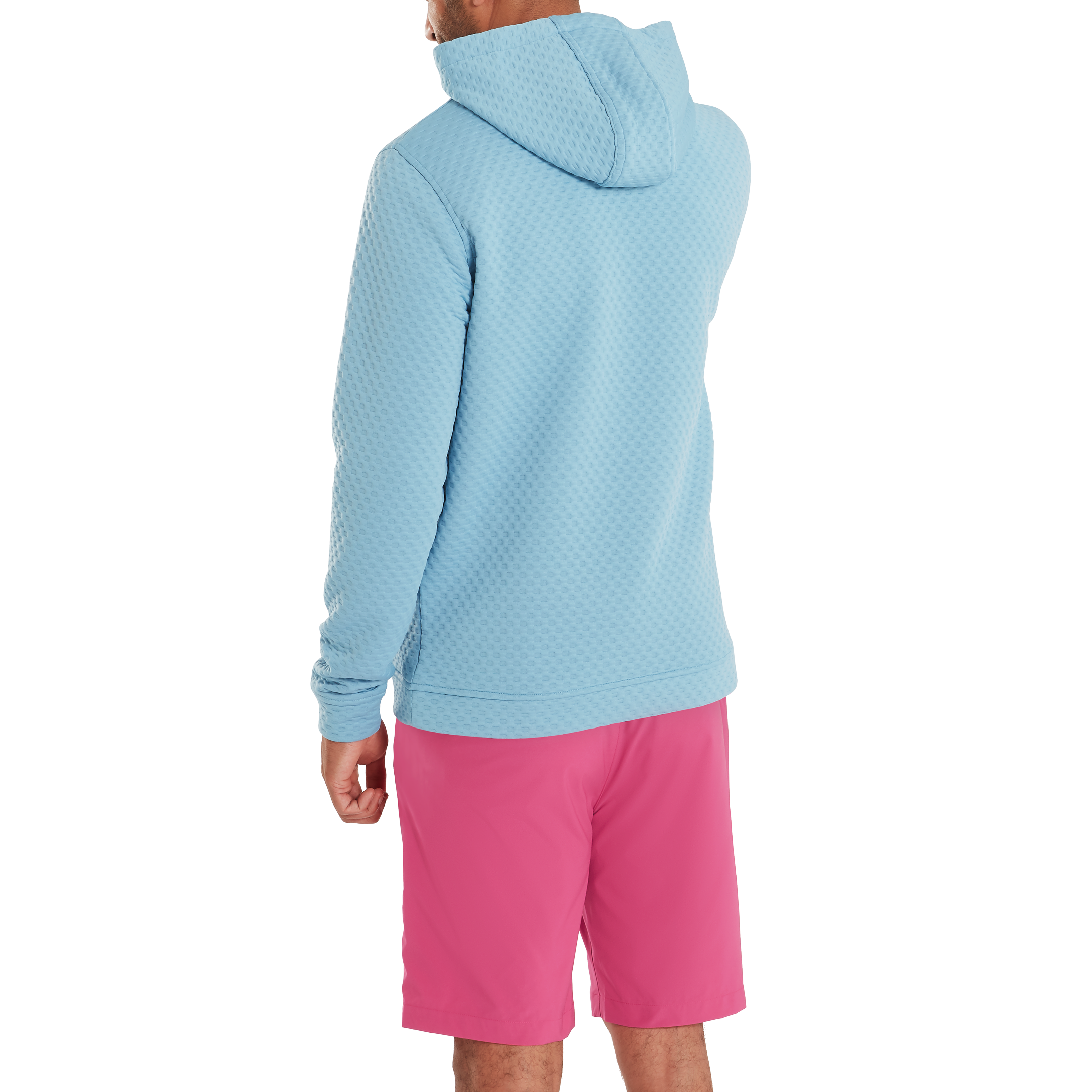 Textured Knit Hoodie