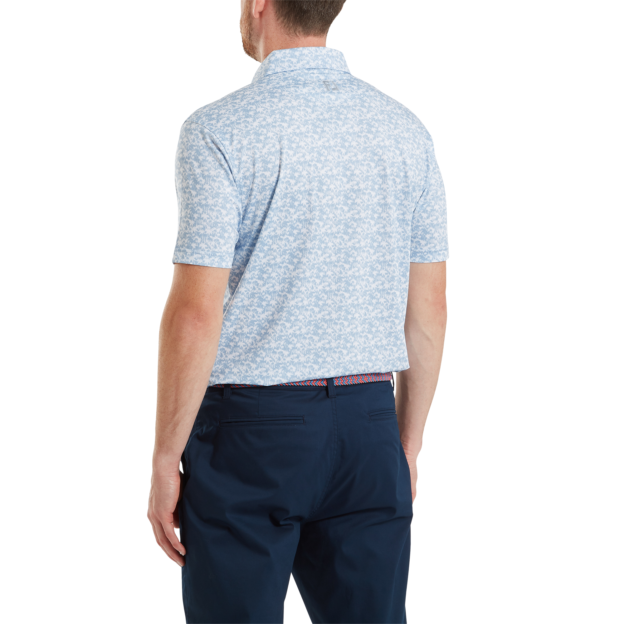 Hidden Palm Print Lisle