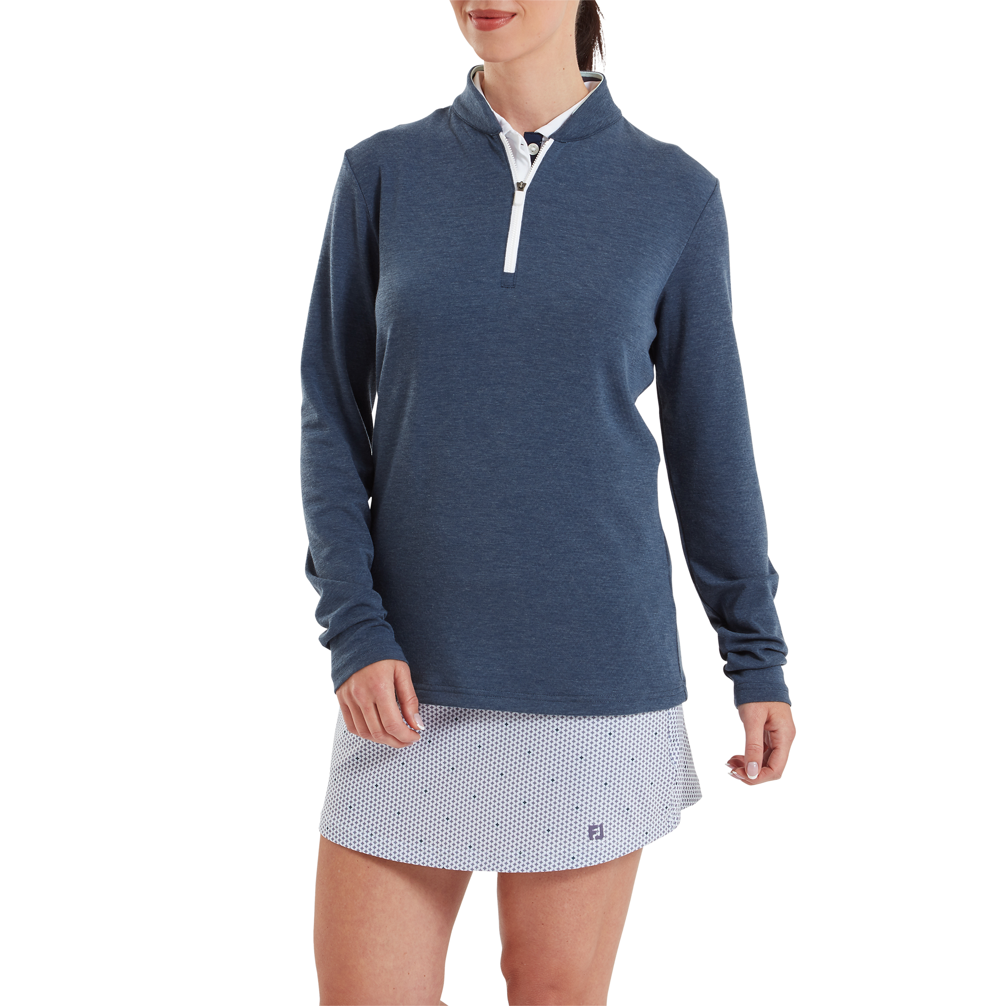 1/4 Zip Blade Collar Midlayer