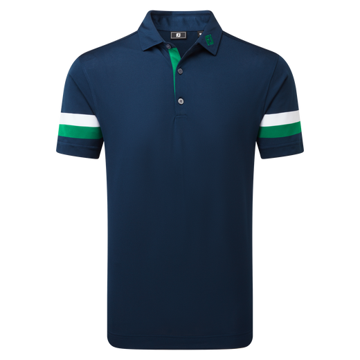 Sleeve Stripe Pique