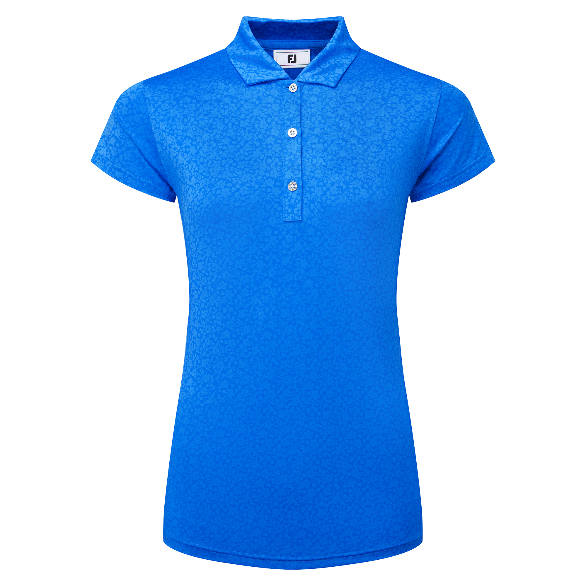 Painted Floral Cap Sleeve Lisle