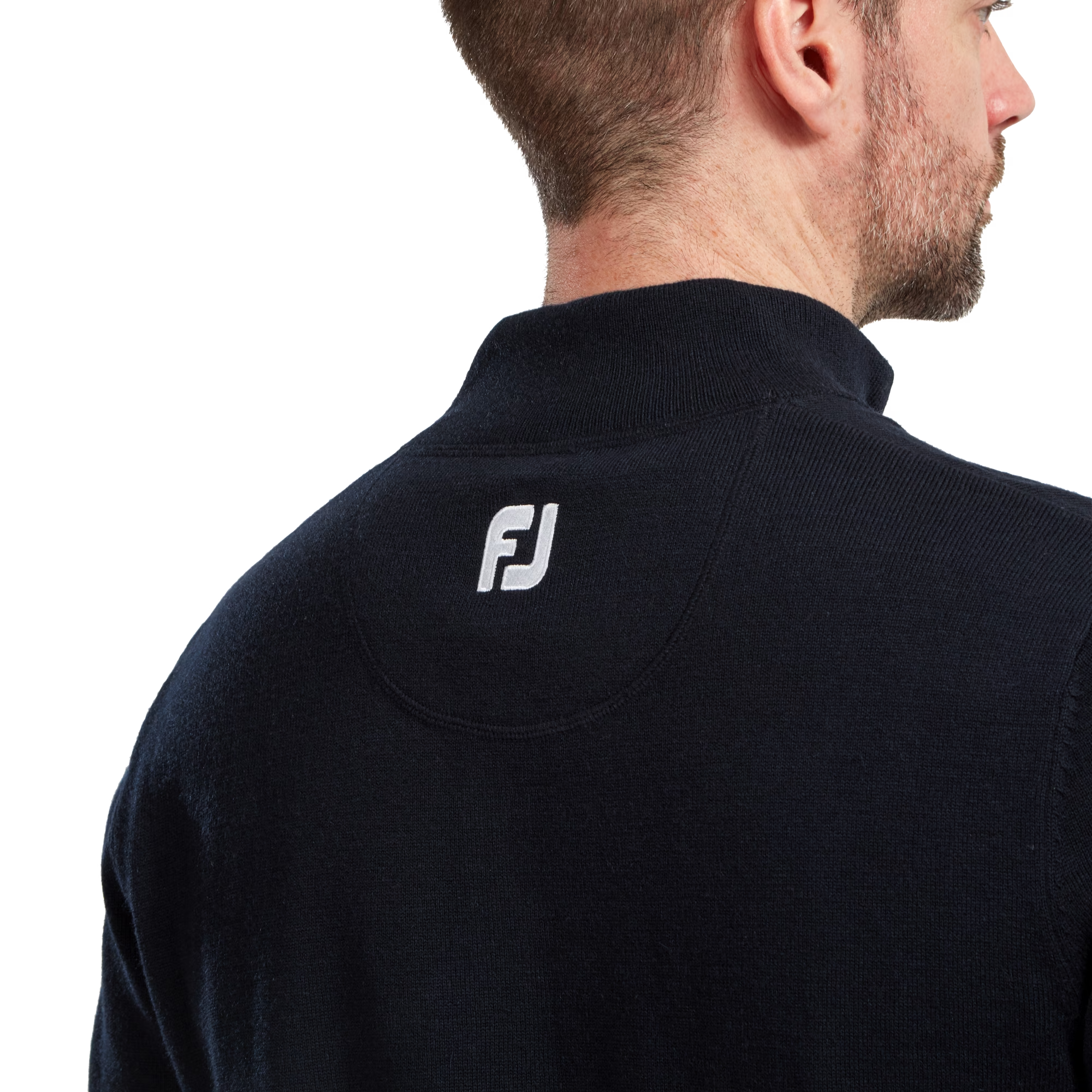 Wool Blend Half-Zip Pullover