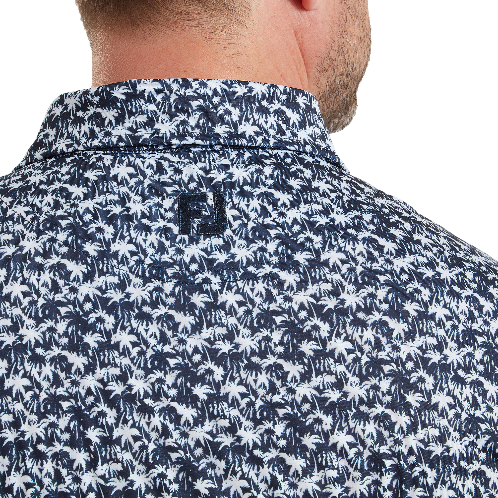 Hidden Palm Print Lisle