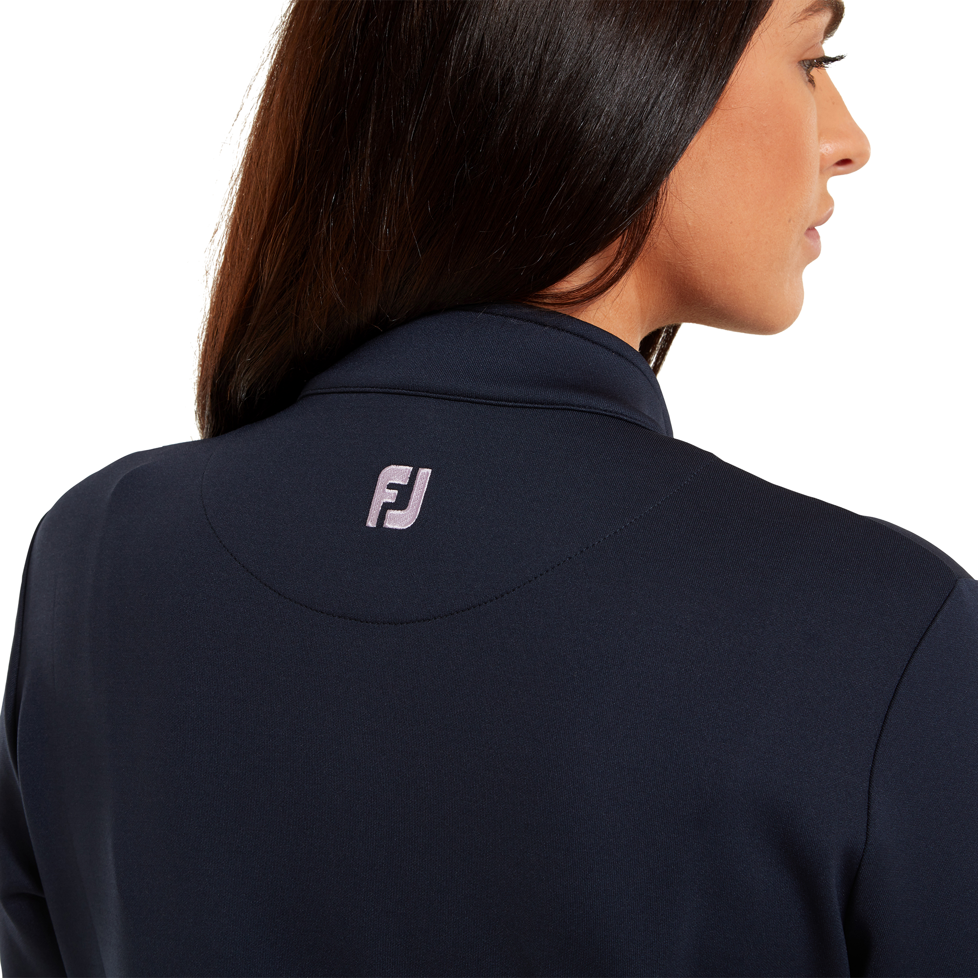 Full-Zip Knit Colour Block mellanlager
