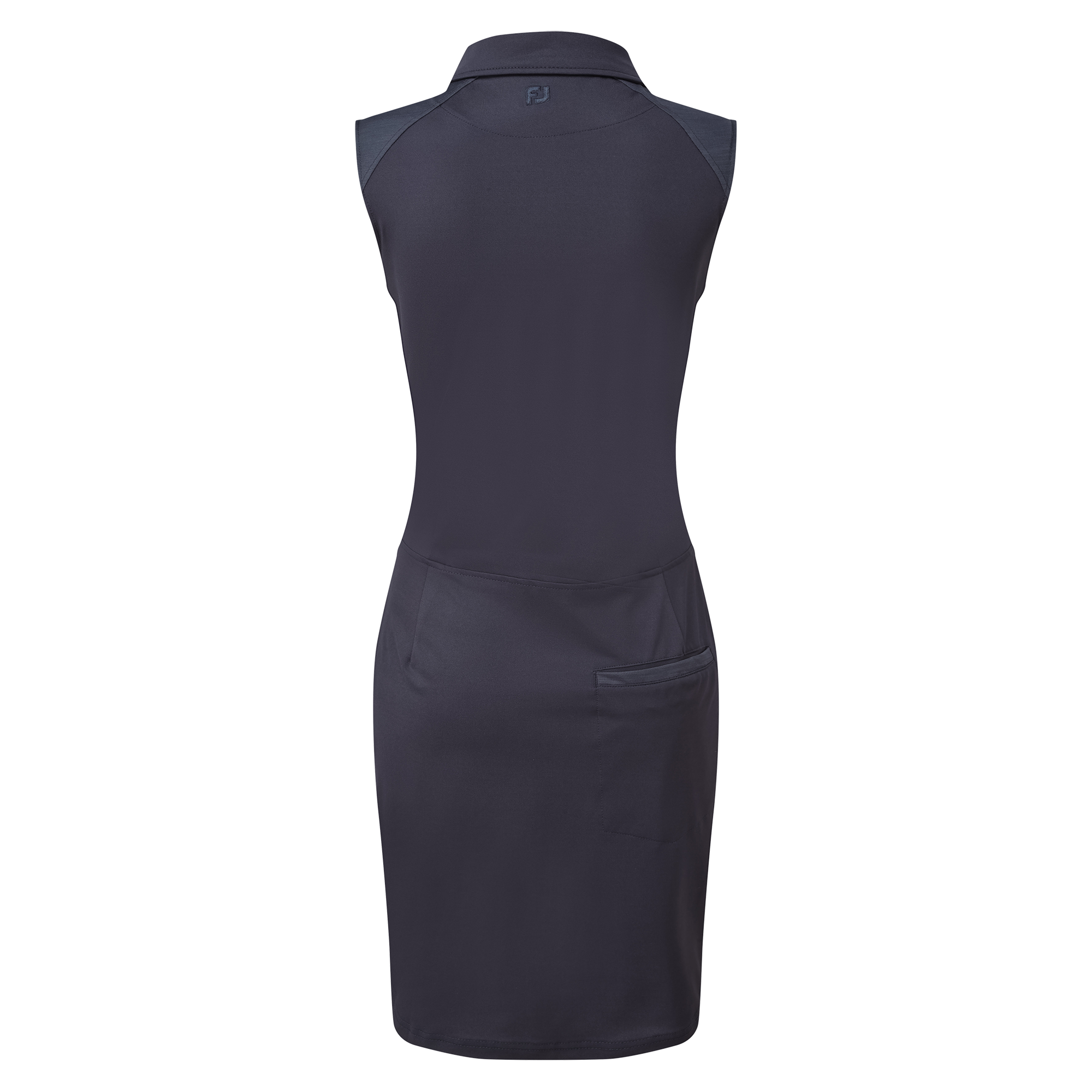 Women's Cap Sleeve Pique Dress with laser Perf. Overlay