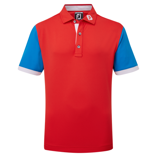 Junior Colour Block Pique