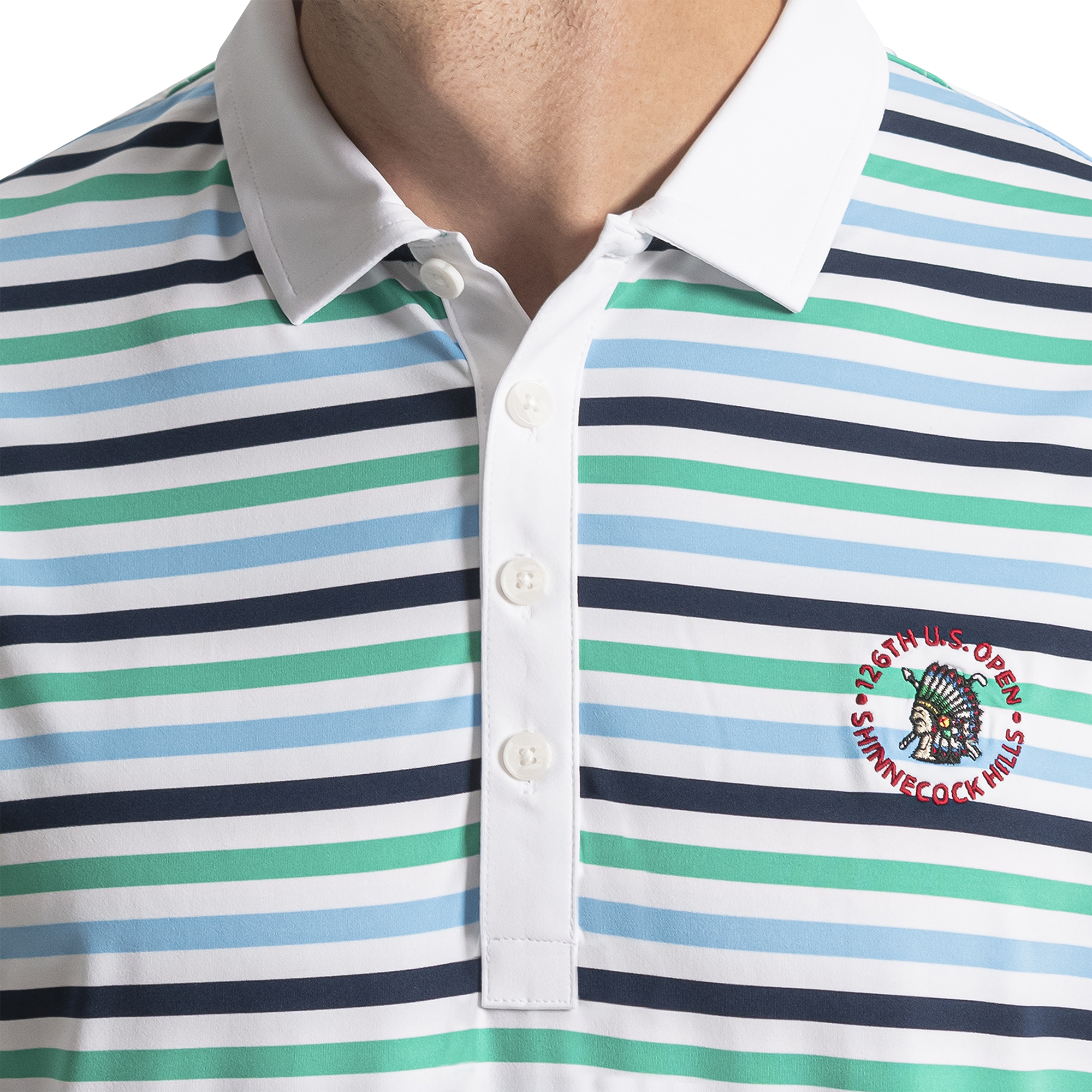 2026 U.S. Open Cabana Stripe Polo