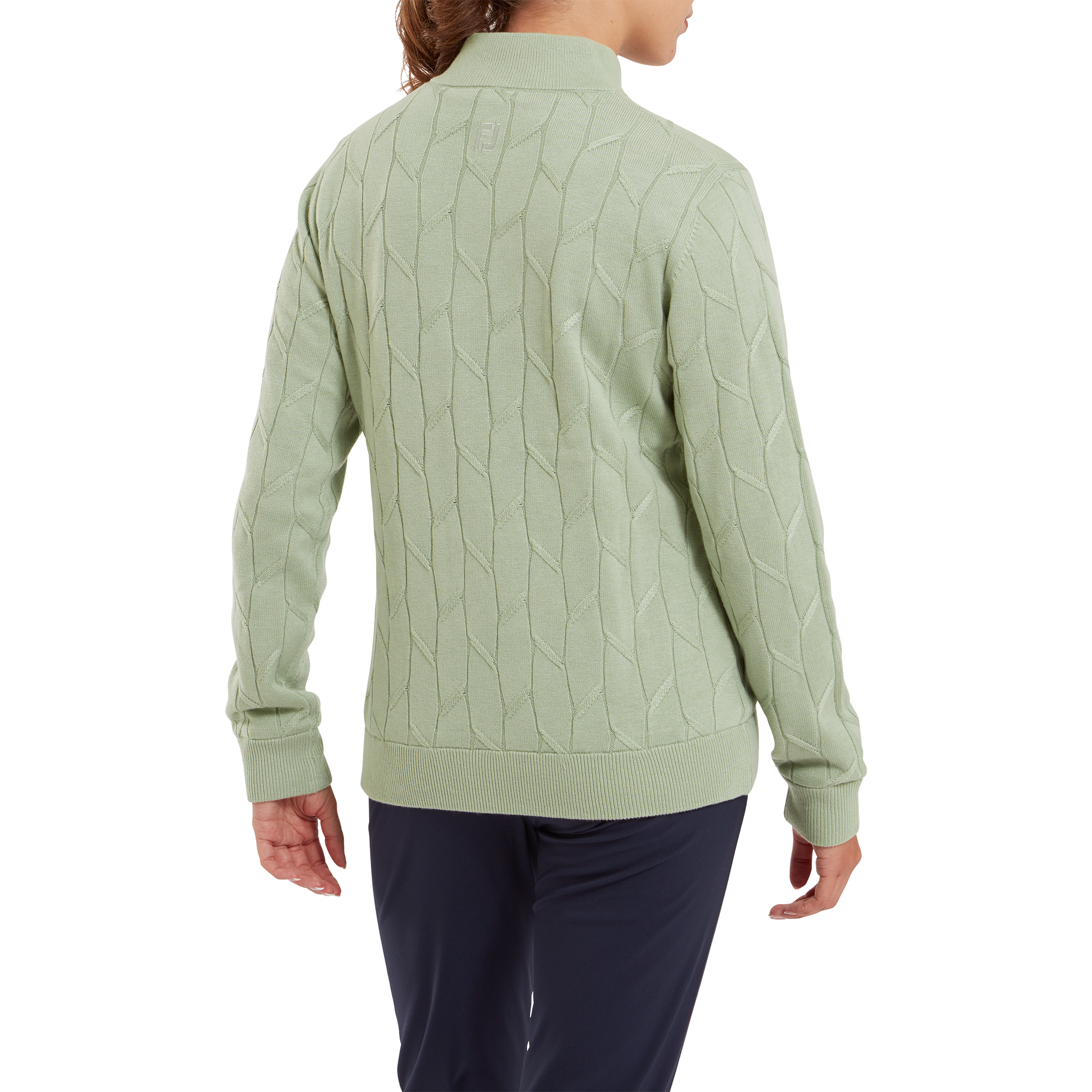 Full-Zip Lined Pullover
