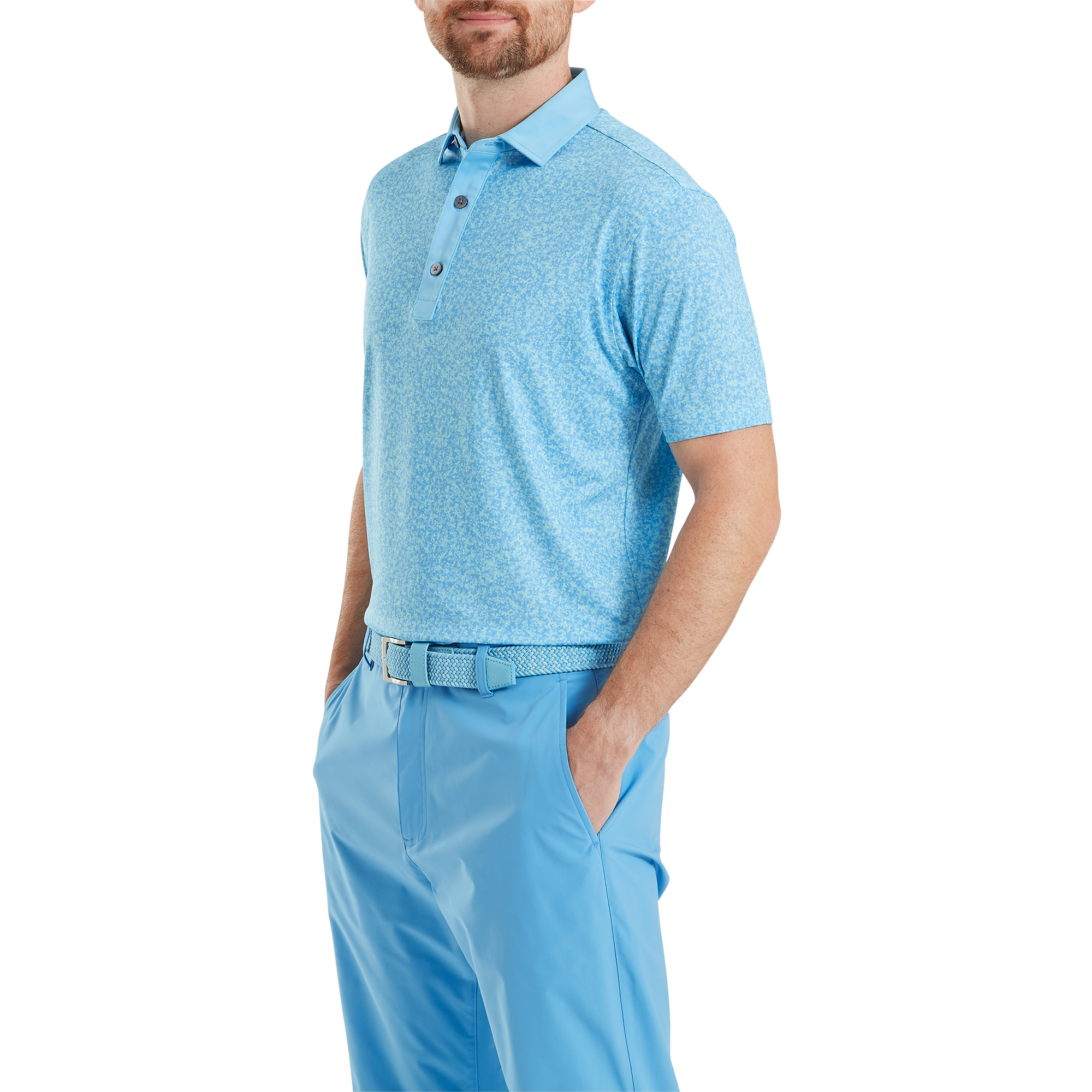 Condensed Camo Print Lisle