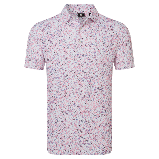 Watercolour Floral Print Pique