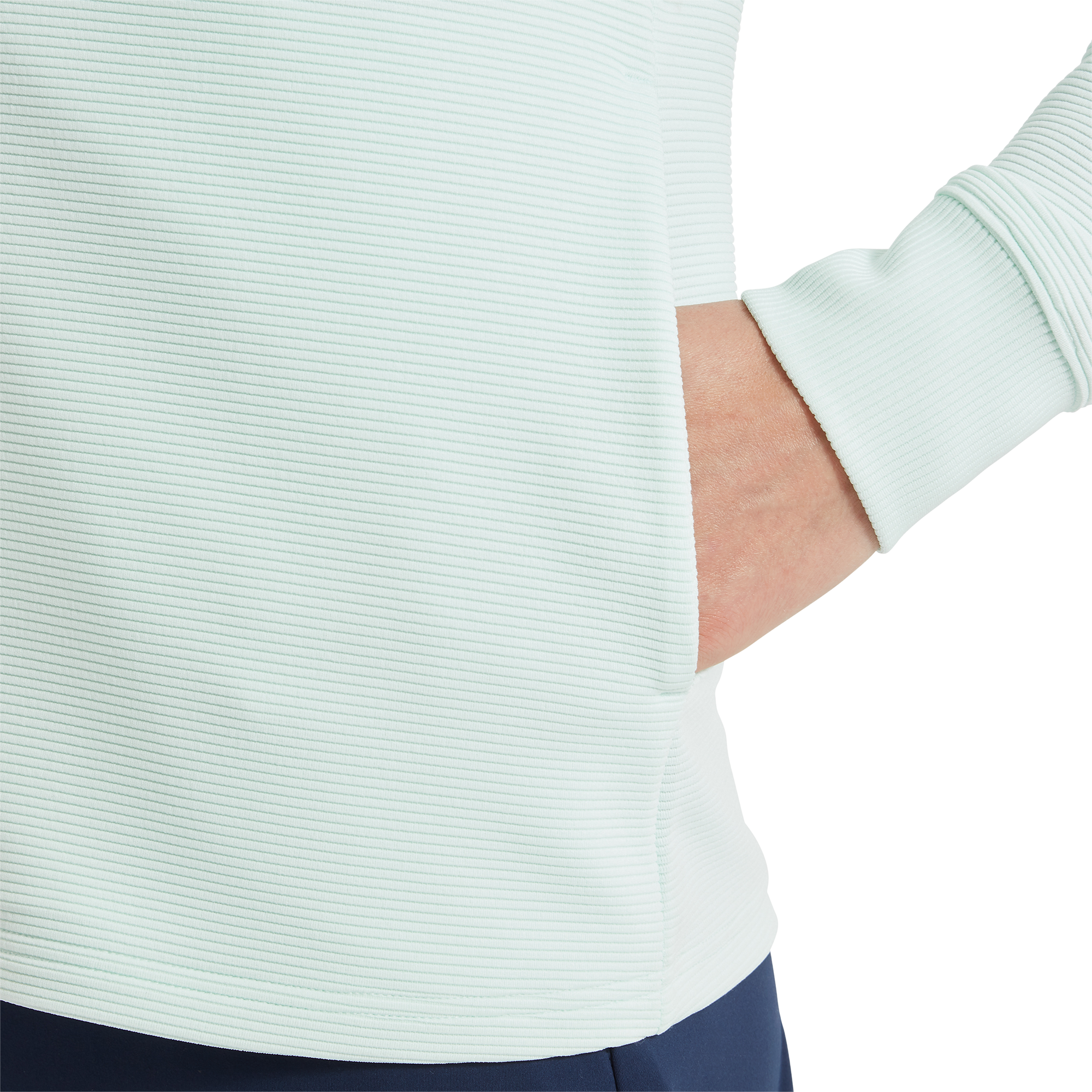 Full-Zip Ottoman Hoodie