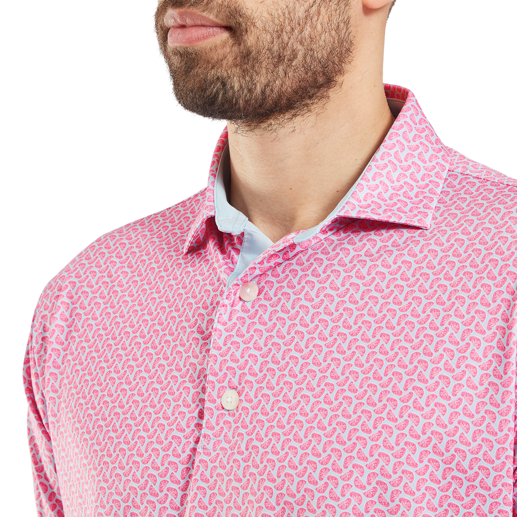 Citrus Print Lisle
