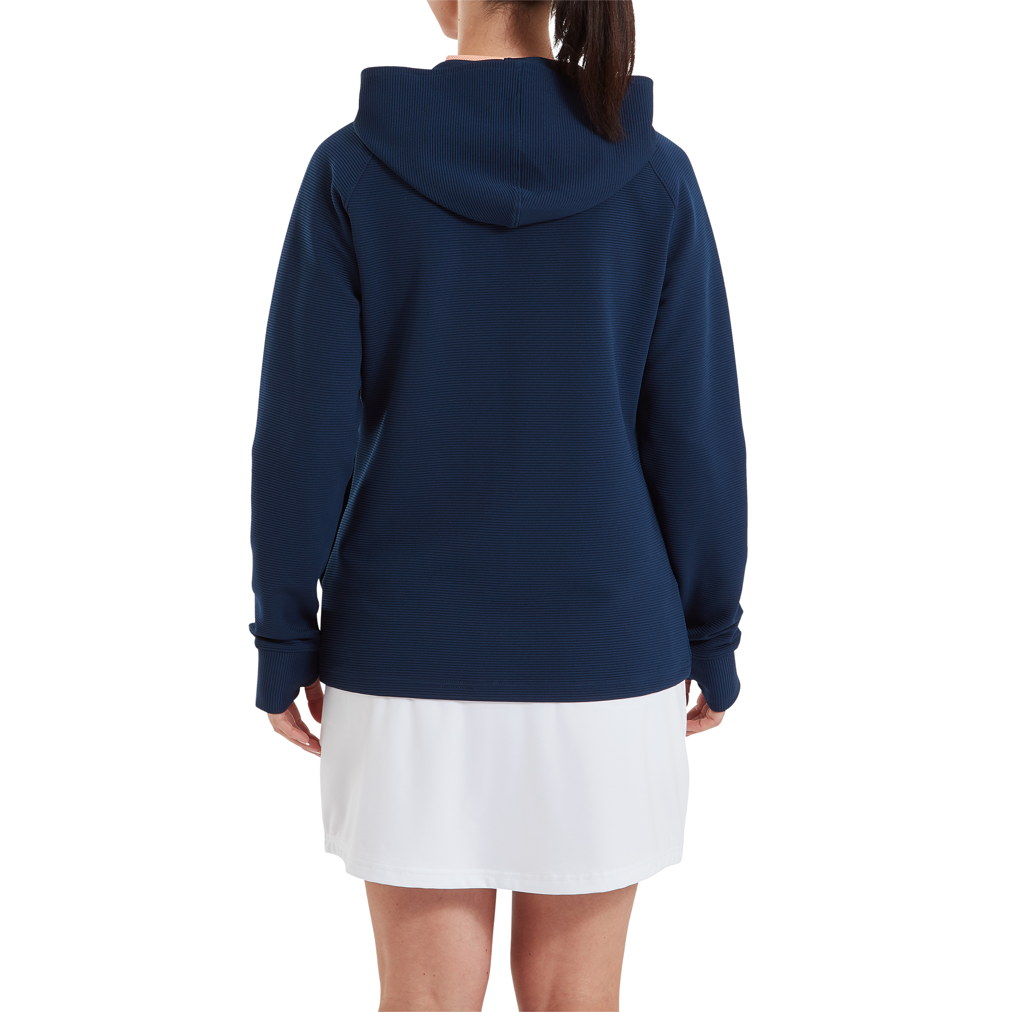 Full-Zip Ottoman Hoodie