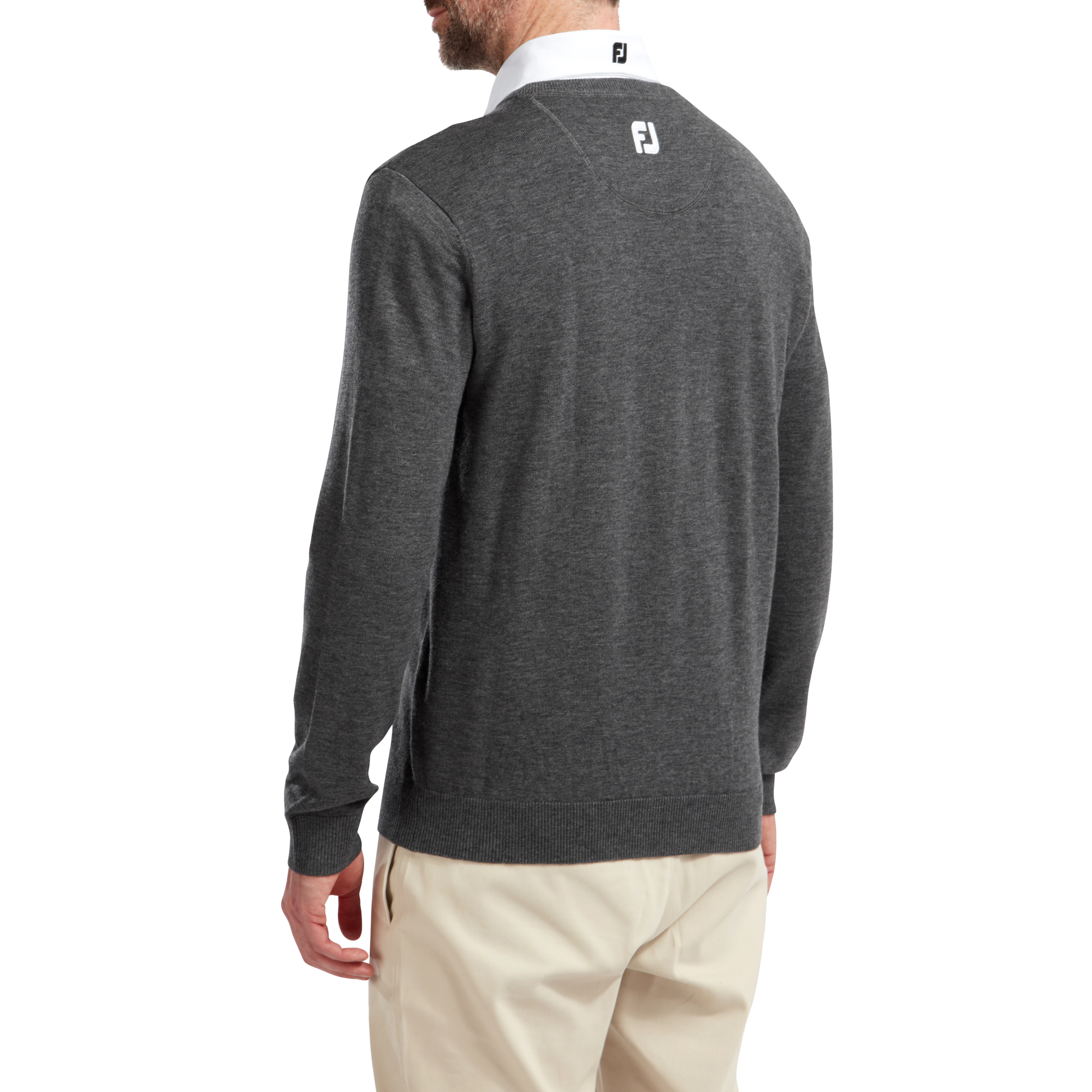 Wool Blend V-Neck Pullover